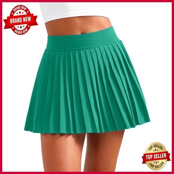 Dresses & Skirts - High Waisted Athletic Skort with Pockets, Built-in Shorts, Quick Dry